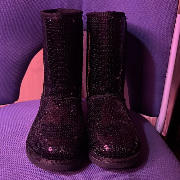 Sparkly black boots for sale - Picture 2 of 2